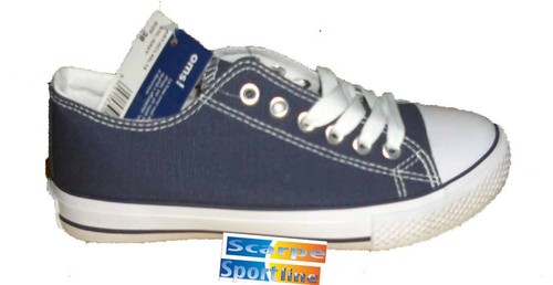 Oms 4814 tela blu scarpe - ,